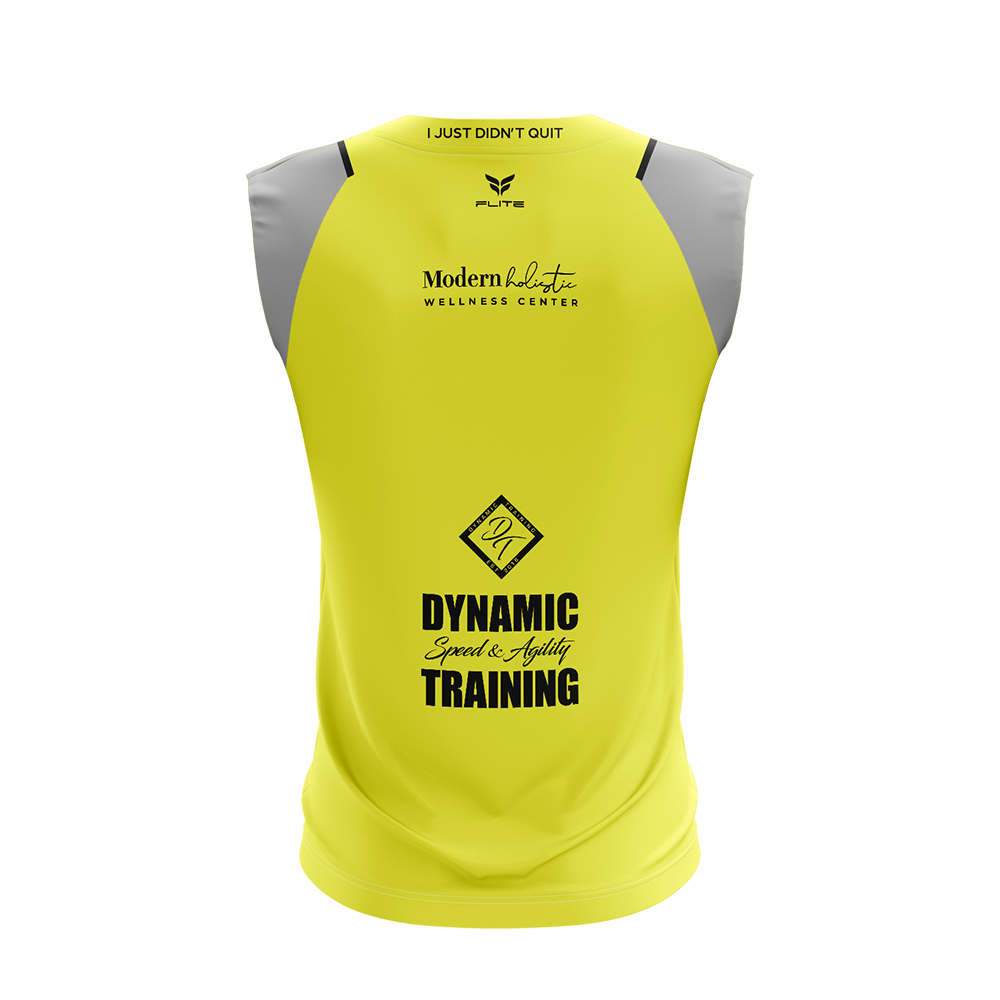 KRAFTY ELITE SLEEVELESS TRAINING TOP (YELLOW)