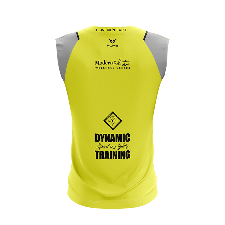 KRAFTY ELITE SLEEVELESS TRAINING TOP (YELLOW)