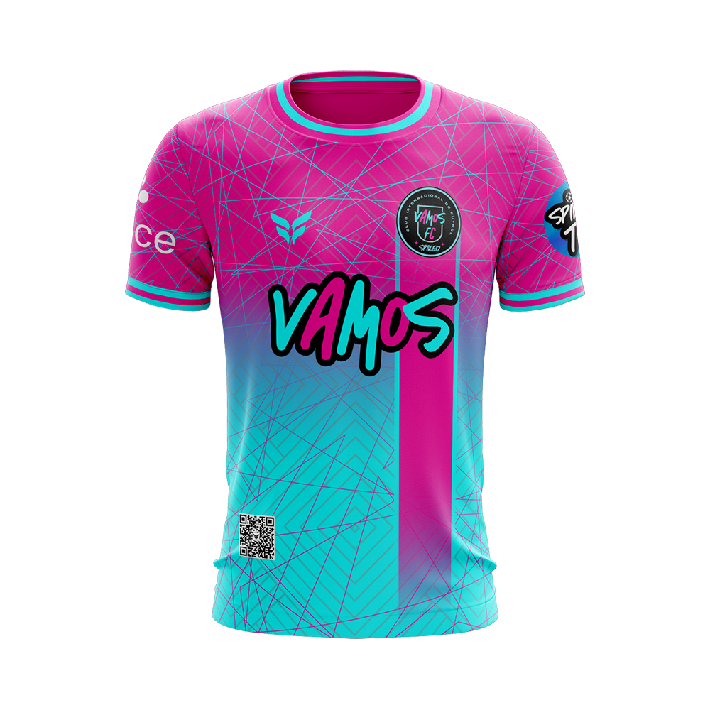 VAMOS GAME JERSEY (PINK/TEAL)