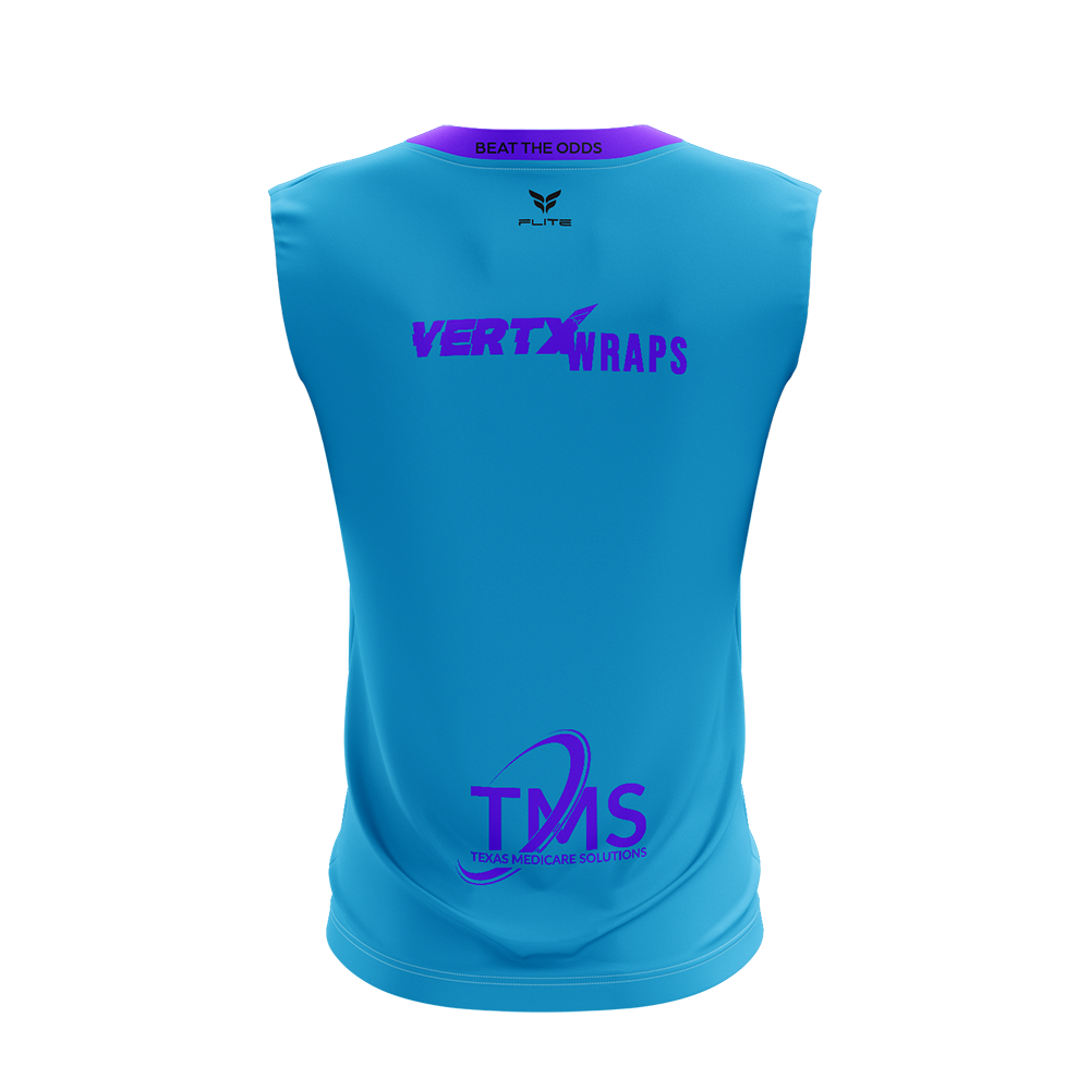 OVERTIME TRAINING SLEEVELESS TRAINING TOP (BLUE)