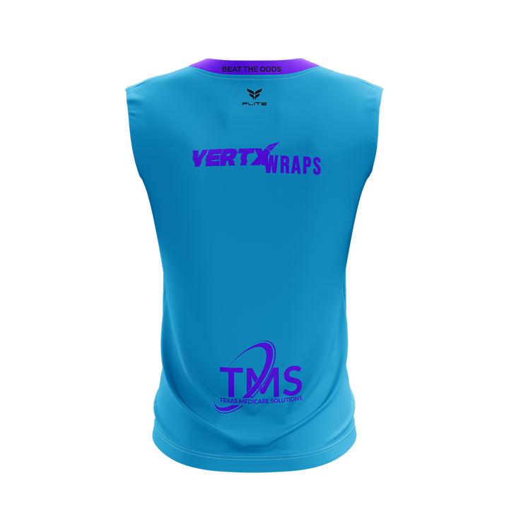 OVERTIME TRAINING SLEEVELESS TRAINING TOP (BLUE)