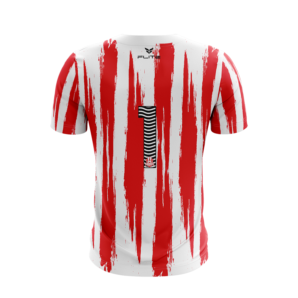 FC VELES TRAINING JERSEY SS (WHITE RED)