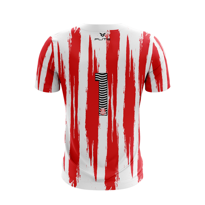 FC VELES TRAINING JERSEY SS (WHITE RED)