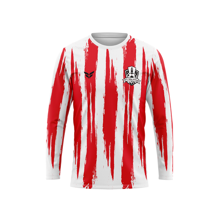 FC VELES TRAINING JERSEY LS (WHITE RED)