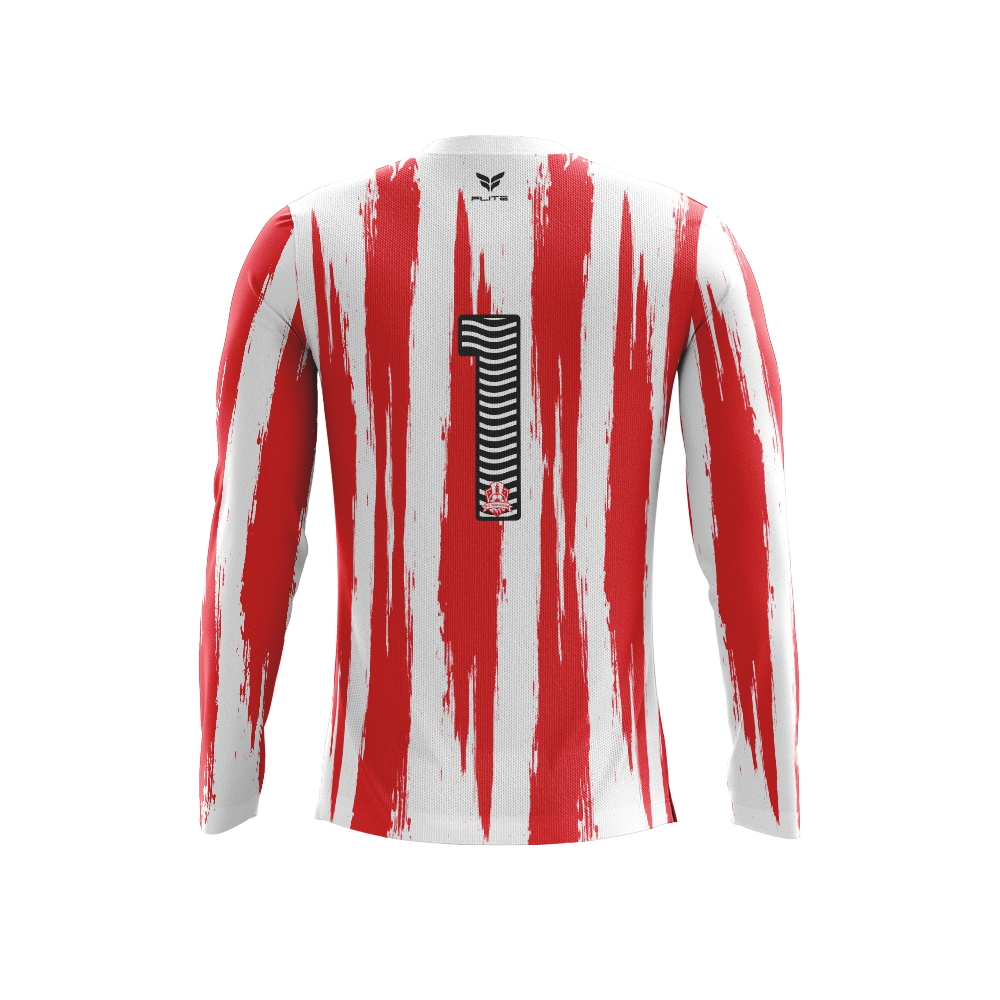 FC VELES TRAINING JERSEY LS (WHITE RED)