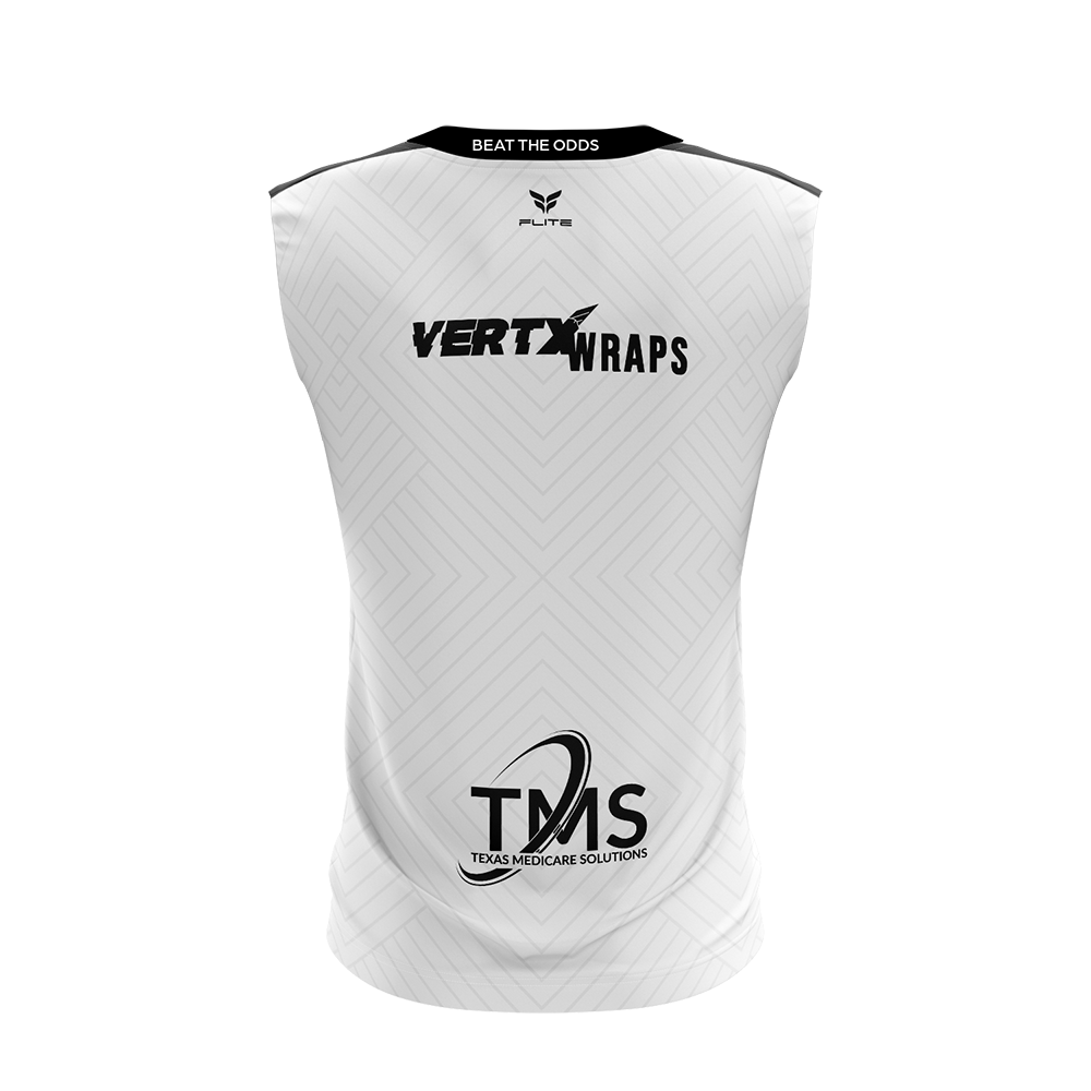 OVERTIME TRAINING SLEEVELESS TRAINING TOP (WHITE)