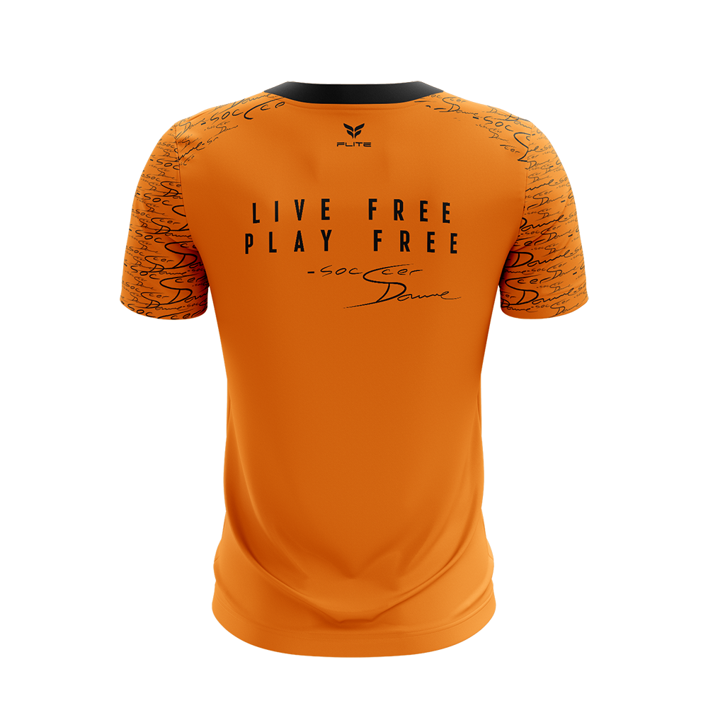 SOCCER DAVE "SIGNATURE" TRAINING TOP (ORANGE)