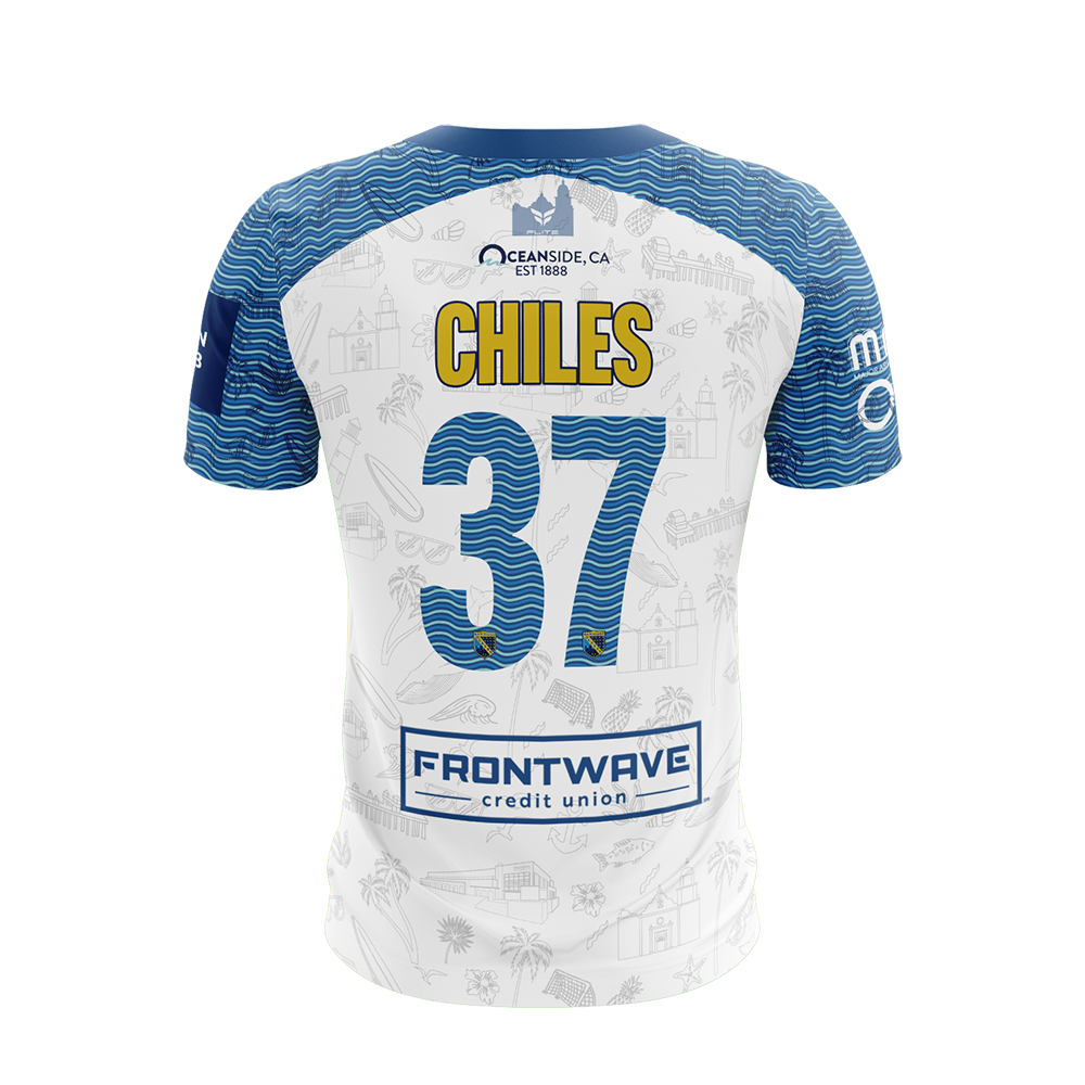 YOUTH SD SOCKERS OCEANSIDE JERSEY CUSTOMIZABLE (WHITE)