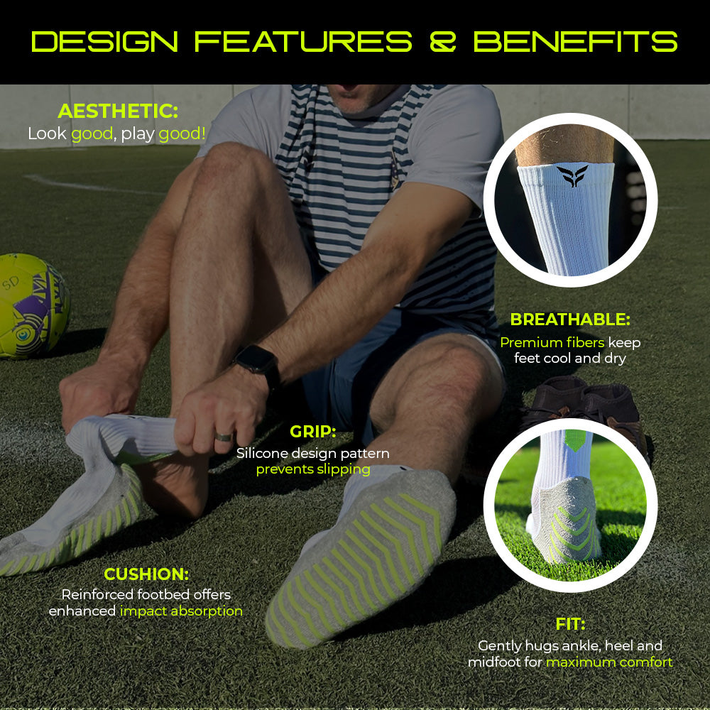 REACT Grip Socks (Navy Blue) – Flite Sports