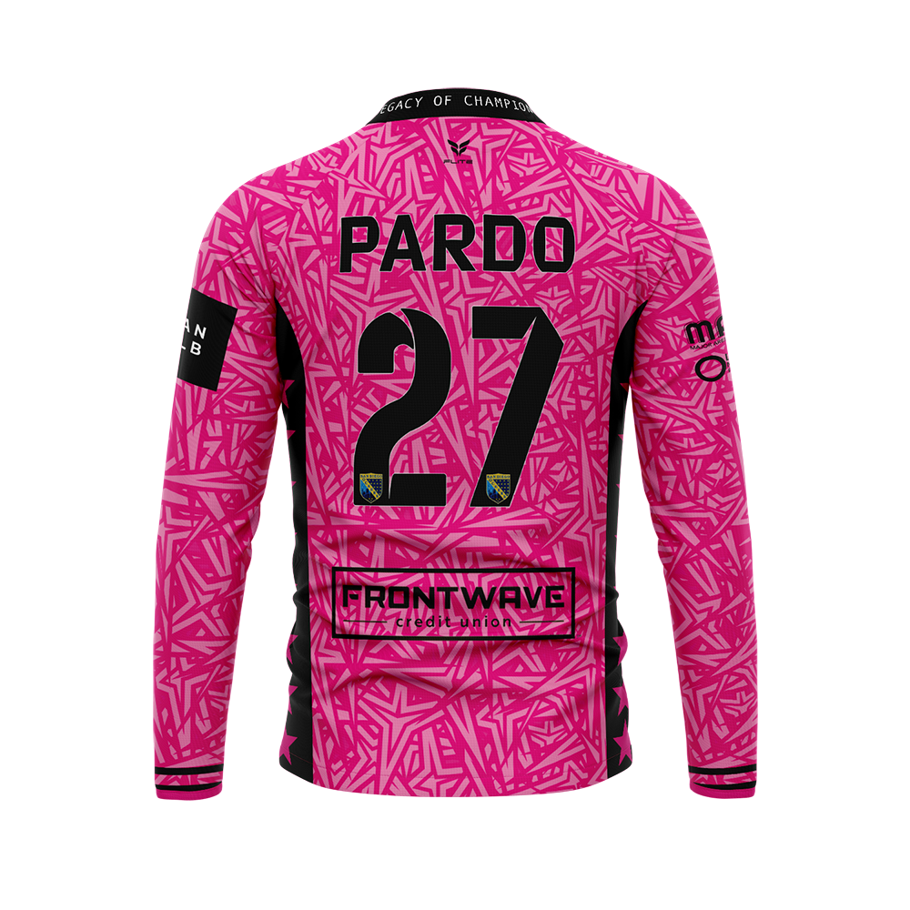 SD SOCKERS JERSEY LS CUSTOMIZABLE (PINK)