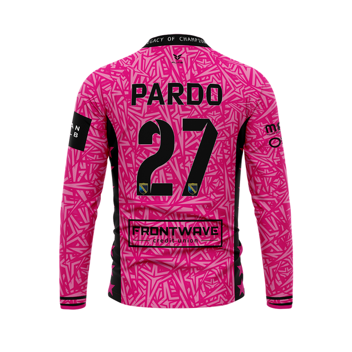 SD SOCKERS JERSEY LS CUSTOMIZABLE (PINK)