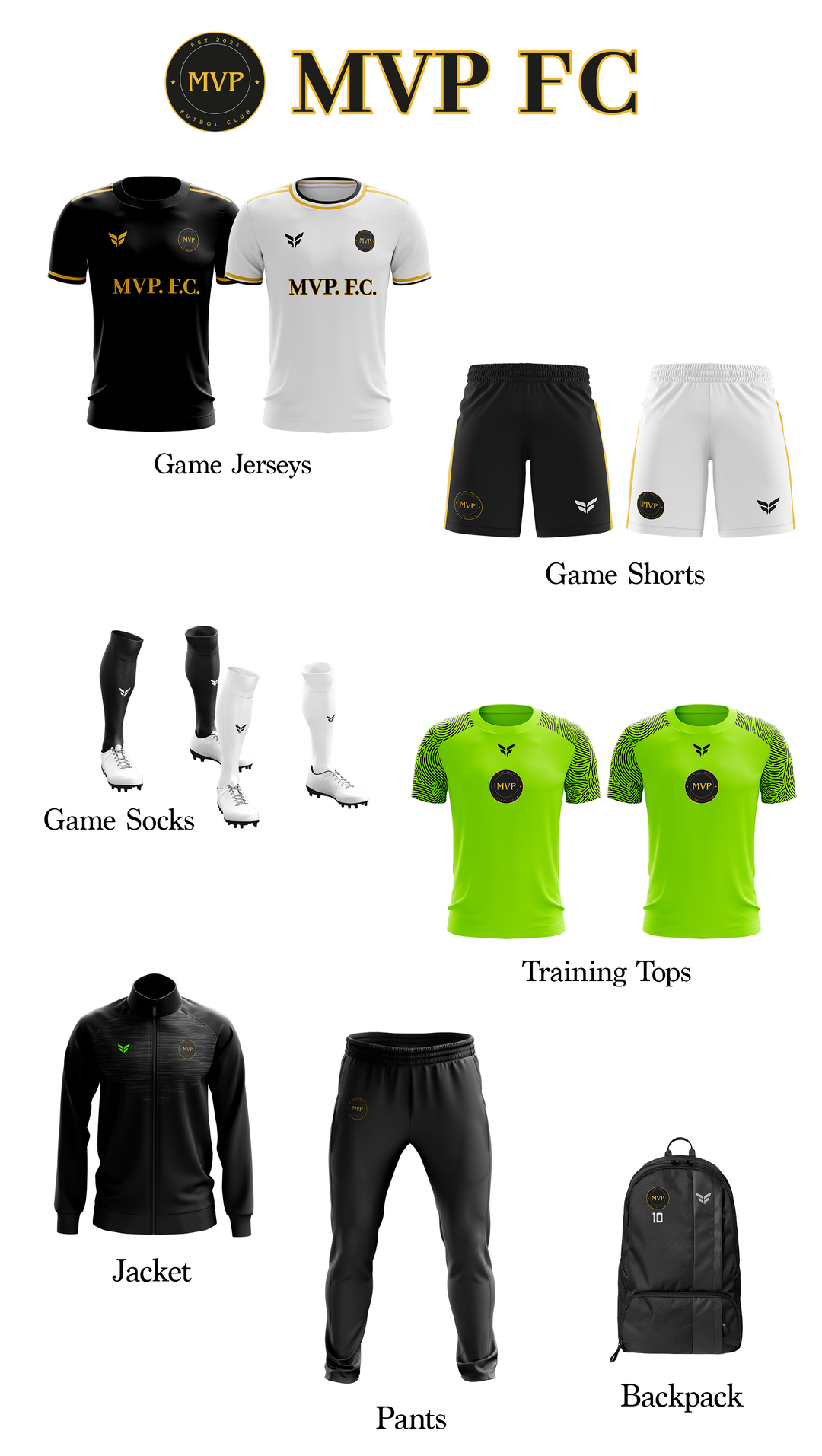 MVP FC Required Uniform Package