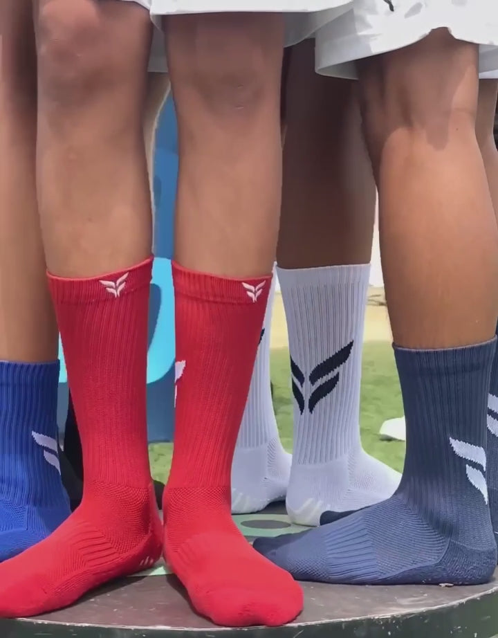 REACT Grip Socks (Navy Blue) – Flite Sports